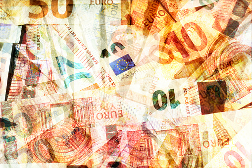 Viele Euro-Geldscheine